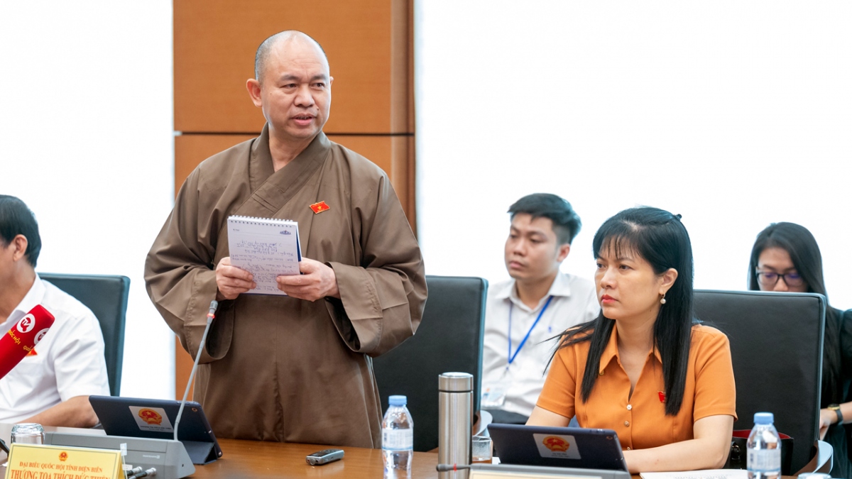 Thượng tọa Thích Đức Thiện - Đoàn ĐBQH tỉnh Điện Biên