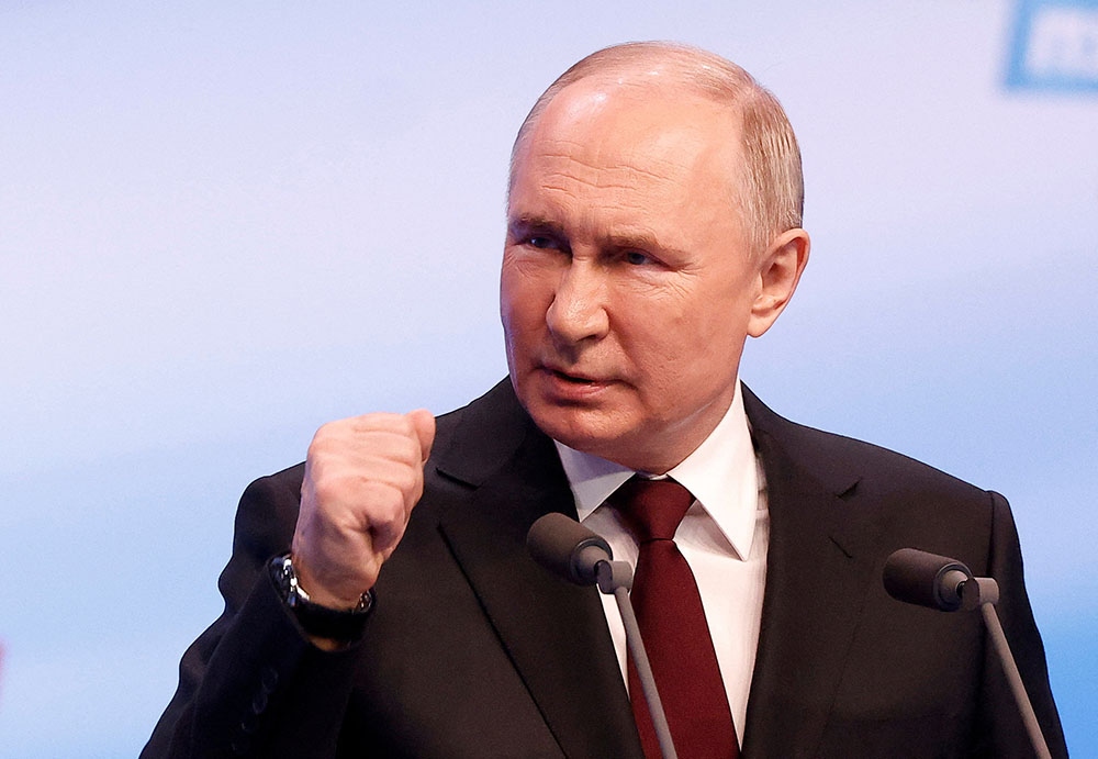 Tổng thống Nga Vladimir Putin. Ảnh: Reuters