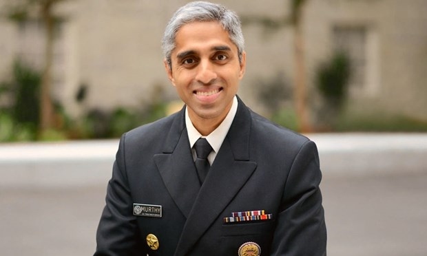 Tổng Y sỹ Vivek Murthy. (Nguồn: AP)