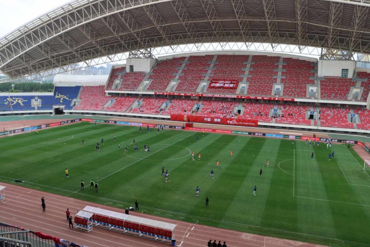 Sân Olympic Vị Nam, nơi diễn ra trận đấu. (Ảnh: UFA). 