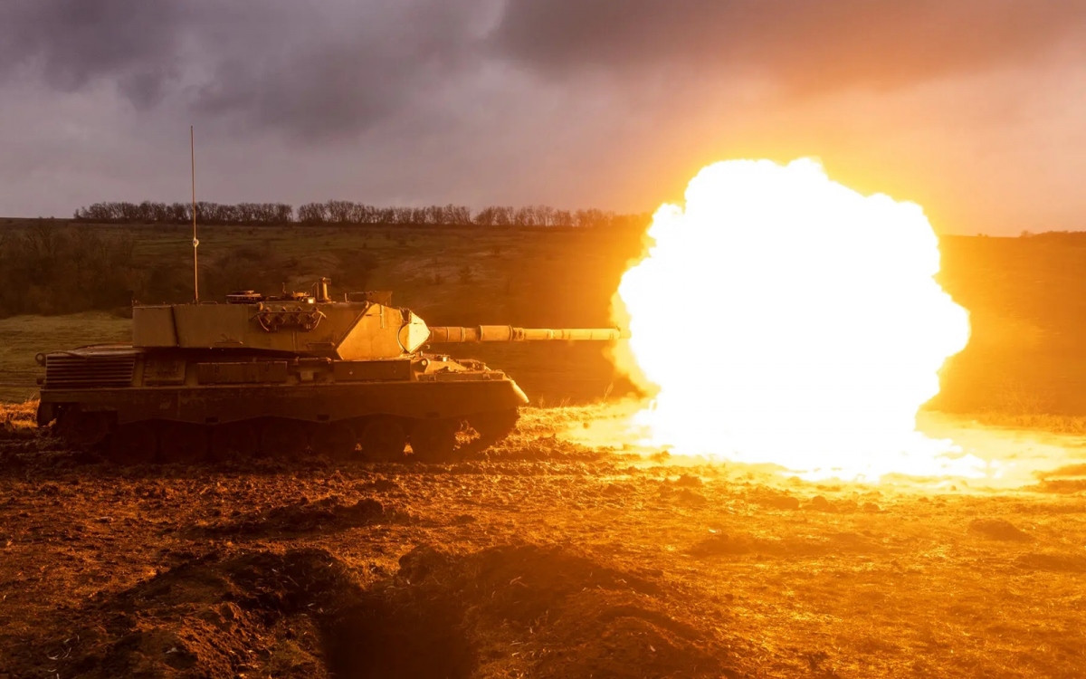 Hỏa lực quân Ukraine trên chiến trường. Ảnh: Nytimes.