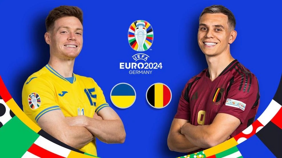 Trận đấu giữa Ukraine vs Bỉ tại bảng E vòng chung kết EURO 2024 diễn ra vào lúc 23h ngày 26/6 (giờ Việt Nam).