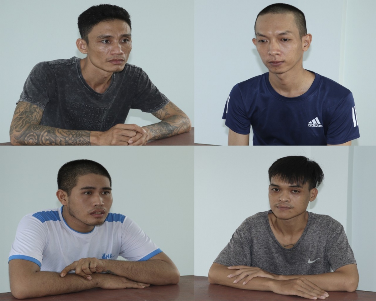 Các đối tượng tại cơ quan công an