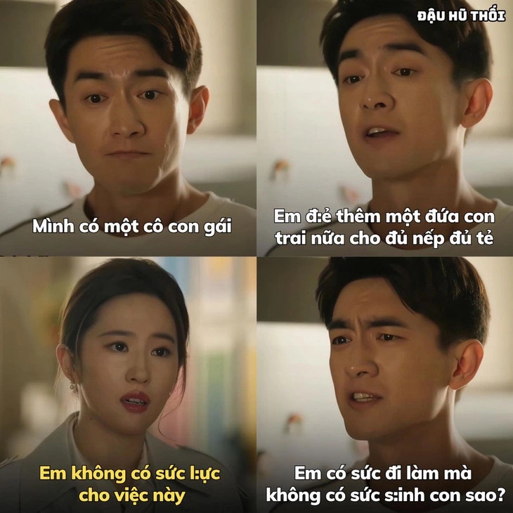 Chưa kể, khán giả còn nổi giận khi Hiệp Văn là "mama boy" chính hiệu, mọi thứ trên đời đều mẹ anh là nhất, khiến cho Hoàng Diệc Mai chịu đủ mọi ấm ức khi chung sống. 