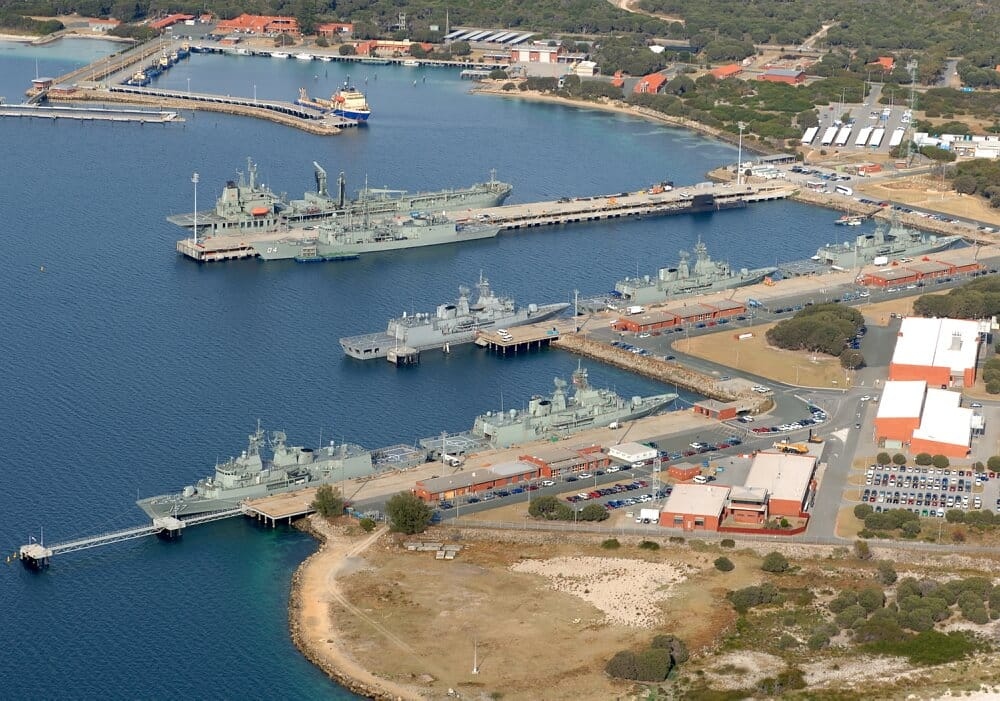 Đảo Garden, nơi đặt căn cứ của HMAS Stirling. Nguồn ADF