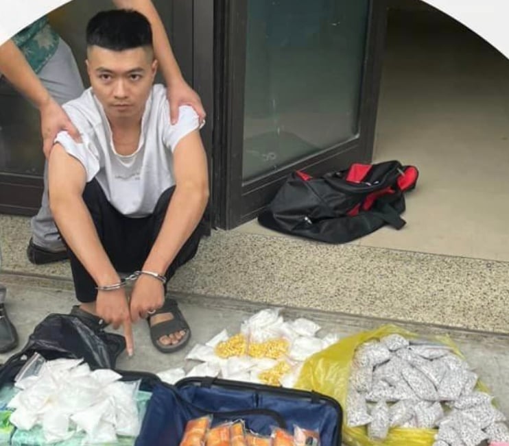 Đối tượng Tạ Công Quảng và tang vật
