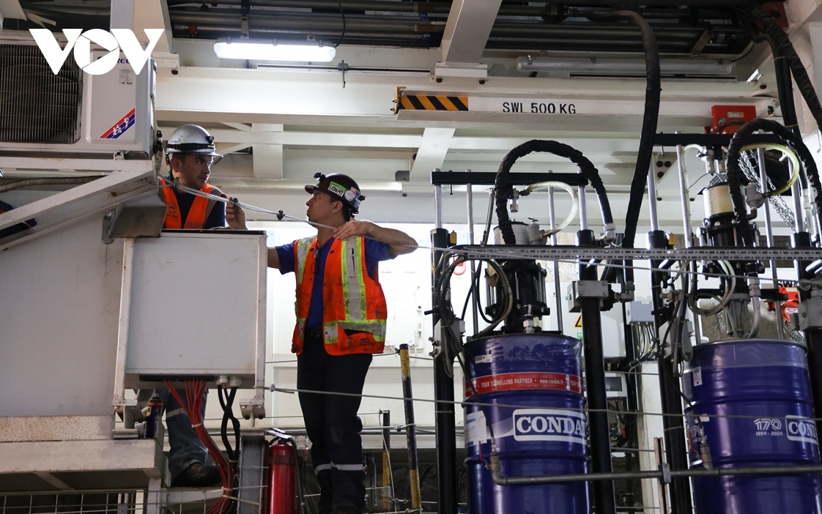 The TBMs are operated by experienced experts from Germany.