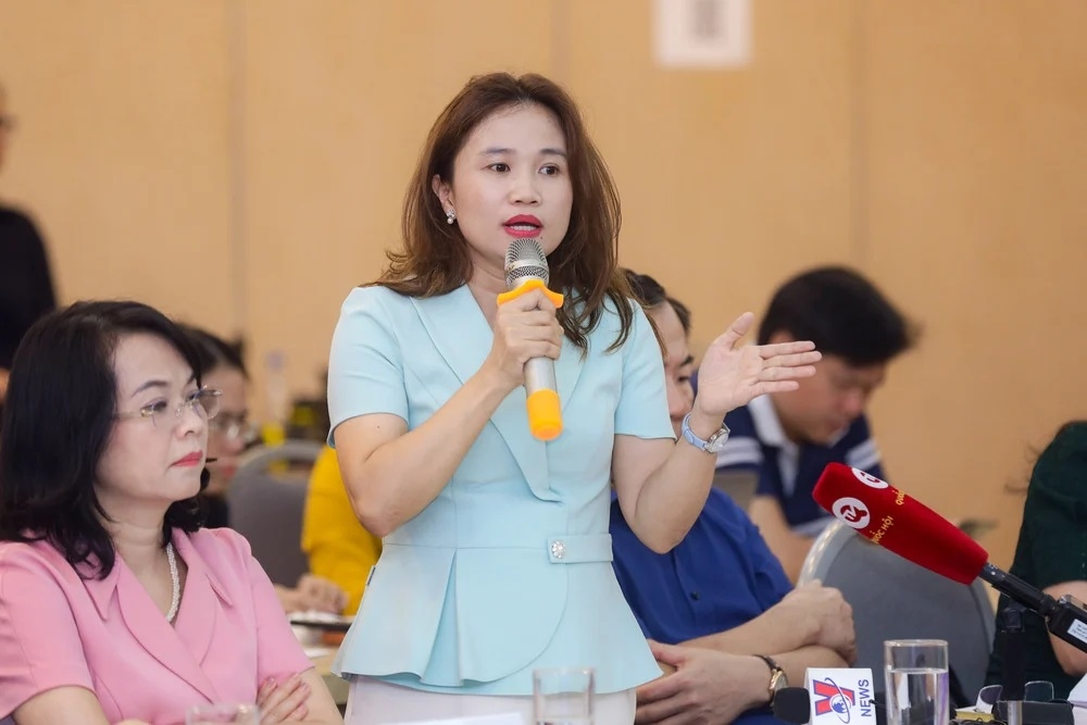Bà Chu Thị Vân Anh, Phó Chủ tịch kiêm Tổng thư ký Hiệp hội Bia - Rượu - Nước giải khát Việt Nam (VBA) -
Ảnh: VCCI