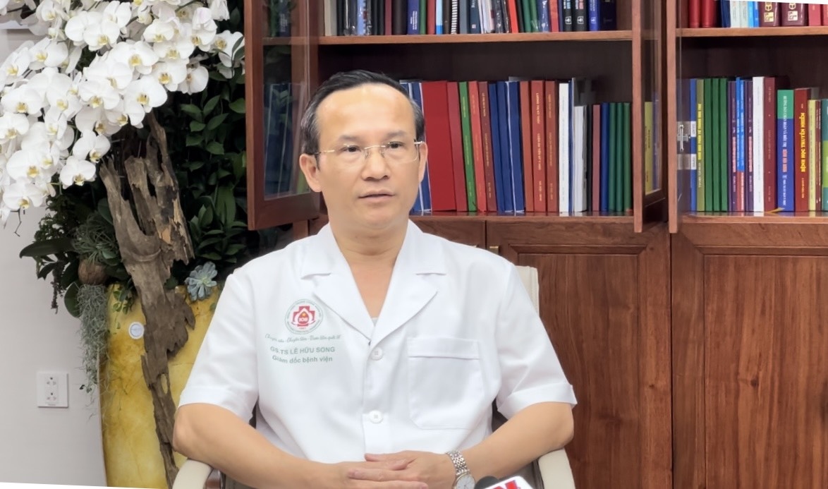 Thiếu tướng GS.TS Lê Hữu Song - Giám đốc Bệnh viện Trung ương Quân đội 108