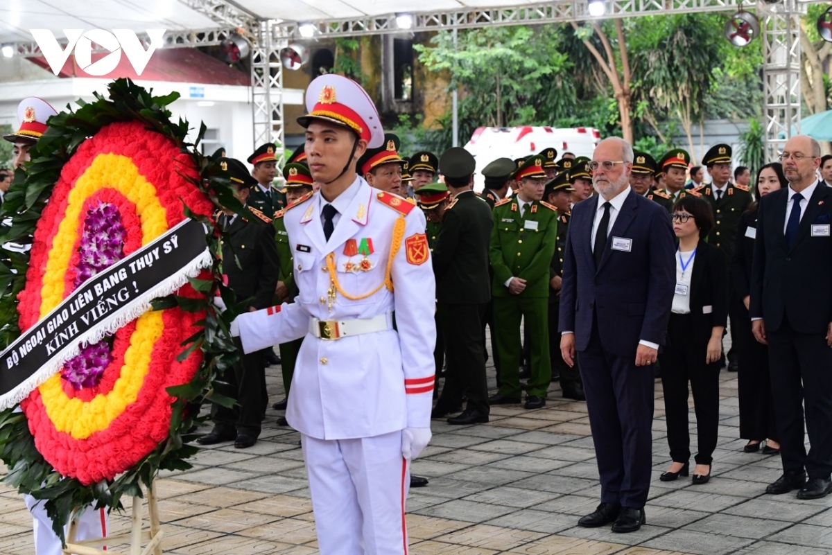 A delegation of the Government of Switzerland is led by Alexandre Fasel, State Secretary of the Federal Department of Foreign Affairs of Switzerland.