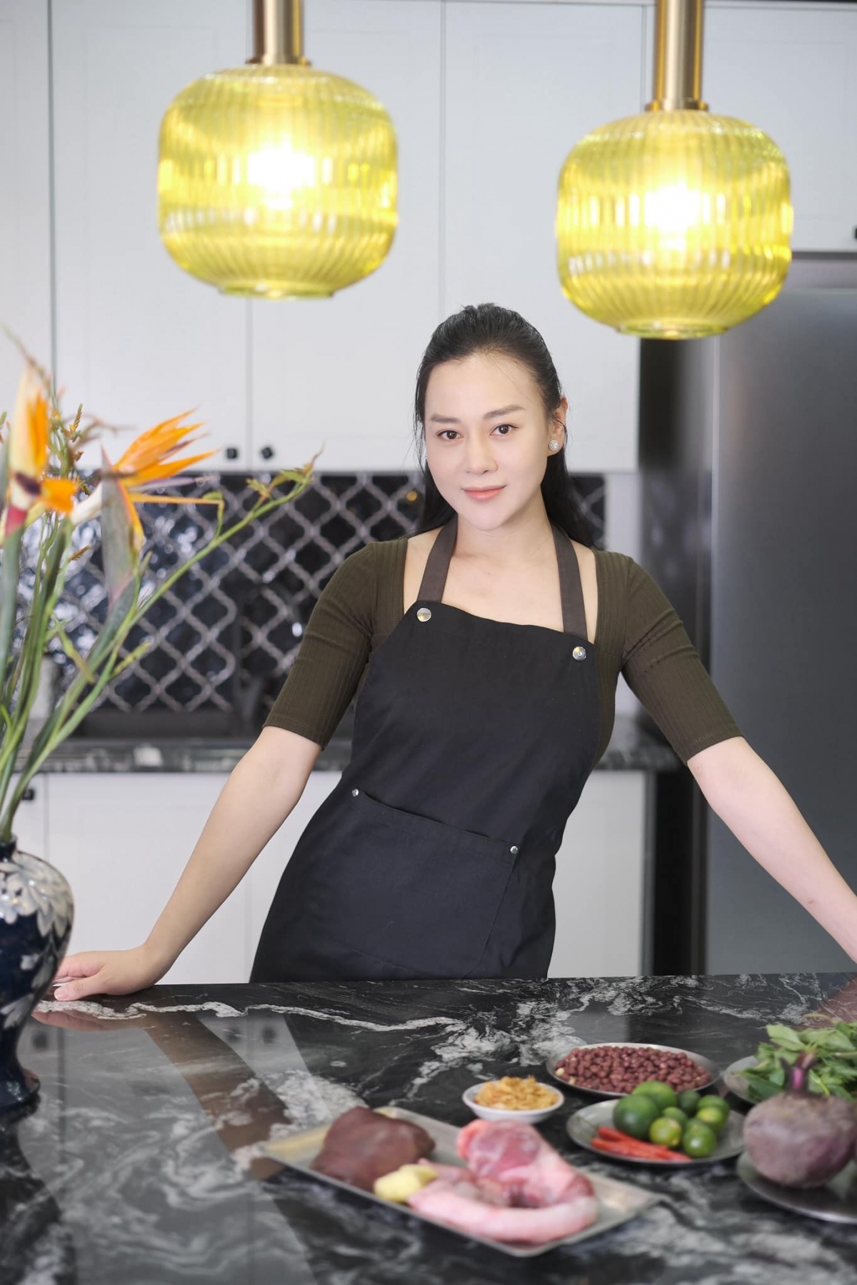 Phương Oanh có sở thích nấu ăn