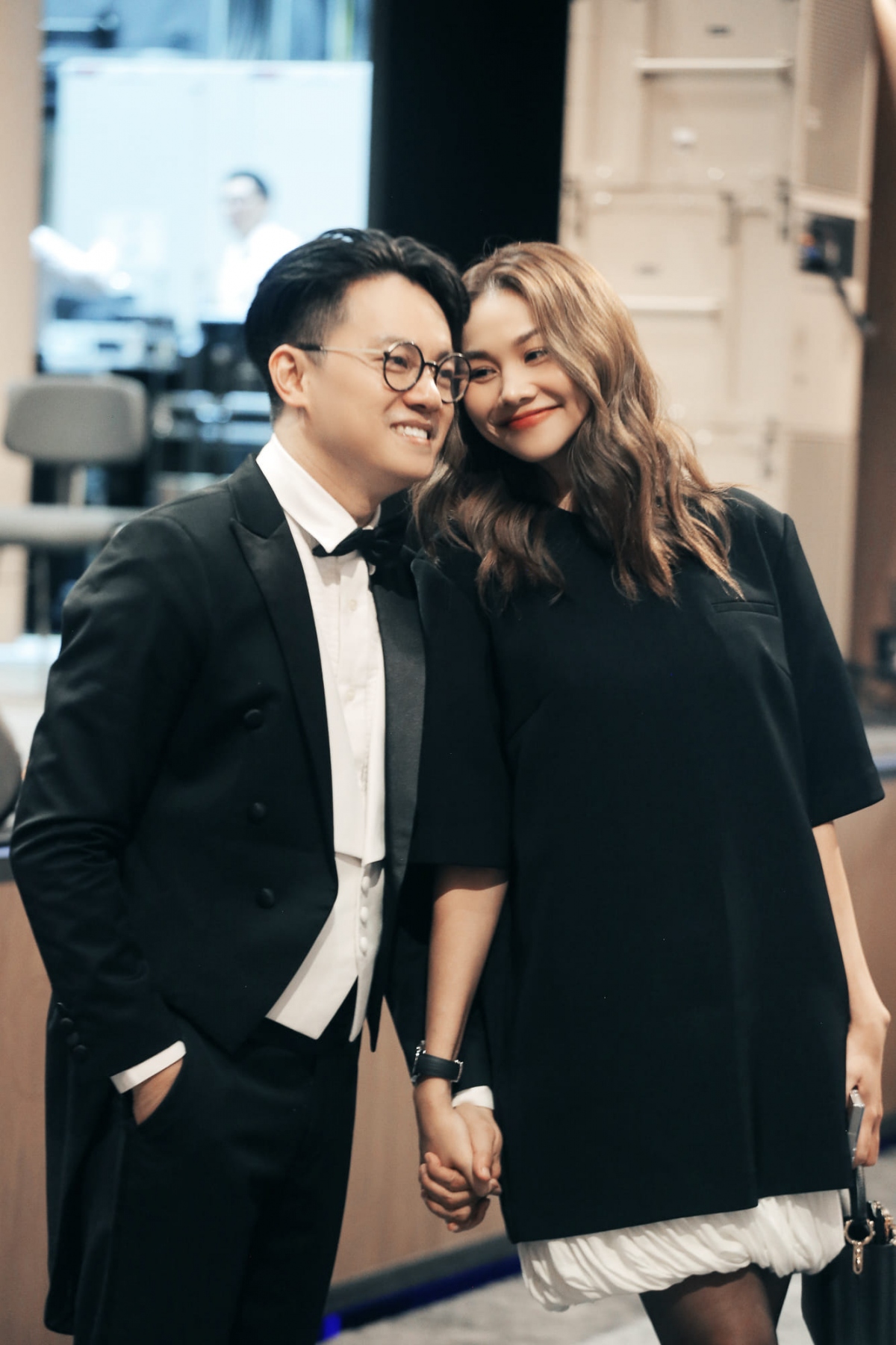 Thanh Hằng và ông xã nhạc trưởng Trần Nhật Minh