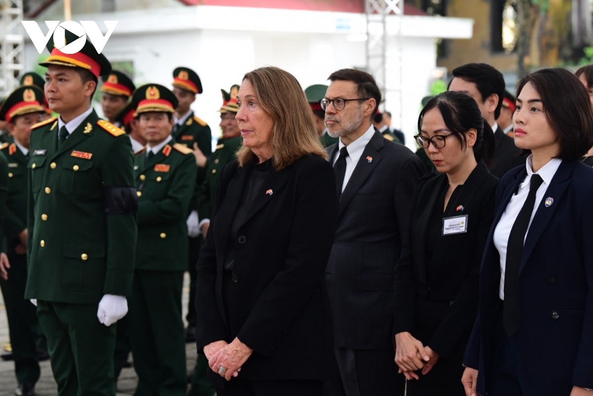 A delegation of Australia is led by Sue Lines, President of the Australian Senate.