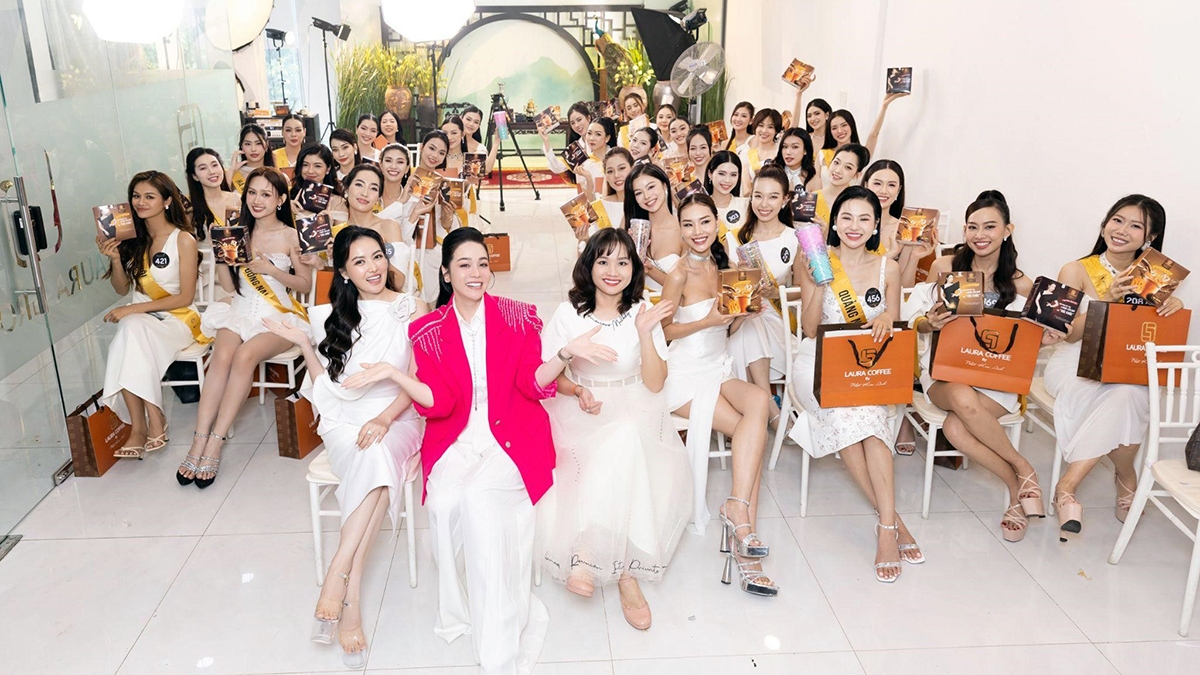 36 thí sinh Miss Grand Vietnam 2024 rạng rỡ tỏa sáng cùng Ban lãnh đạo Laura Group