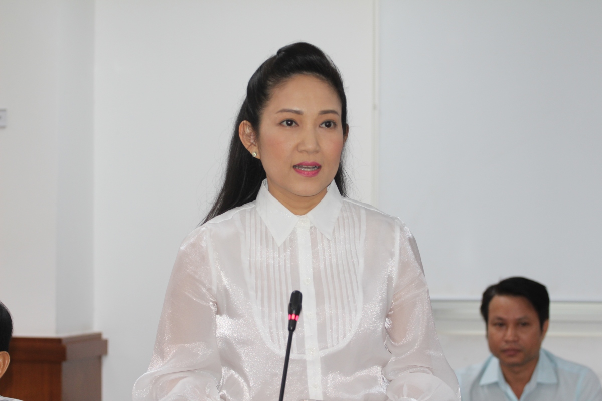 Bà Nguyễn Thị Thanh Thúy, Phó Giám đốc Sở Văn hóa và Thể thao. Ảnh: T.N