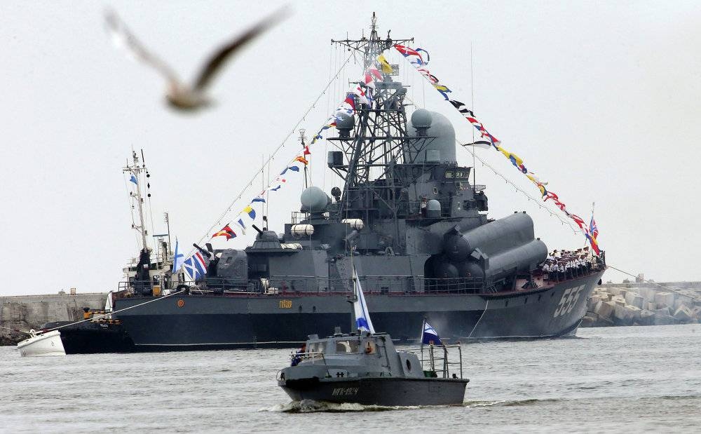 Chiến hạm của nga thuộc Hạm đội Baltic (Anh: Tass)