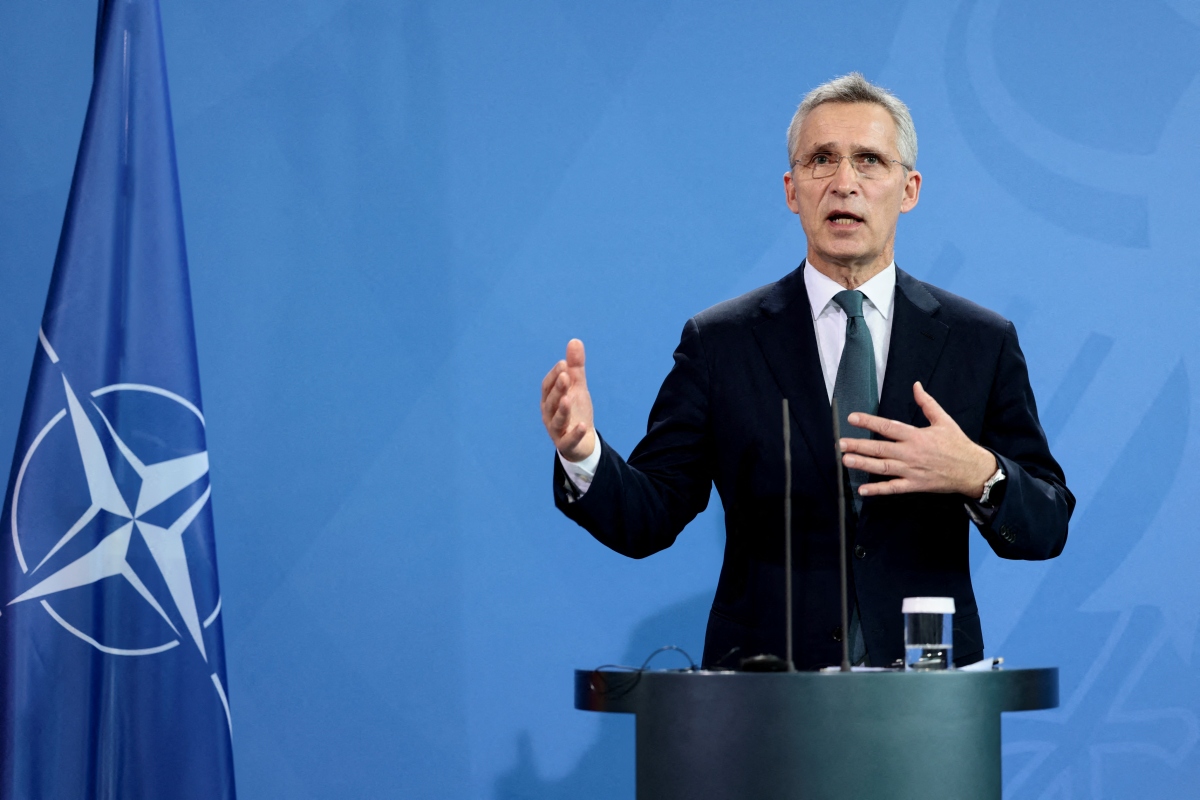 Tổng thư ký NATO Jens Stoltenberg. Ảnh: Reuters
