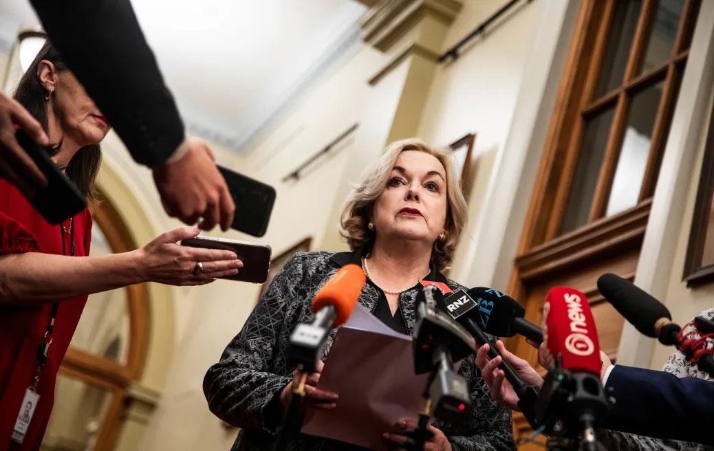 Bộ trưởng Quốc phòng New Zealand Judith Collins. Nguồn: Samuel Rillstone
