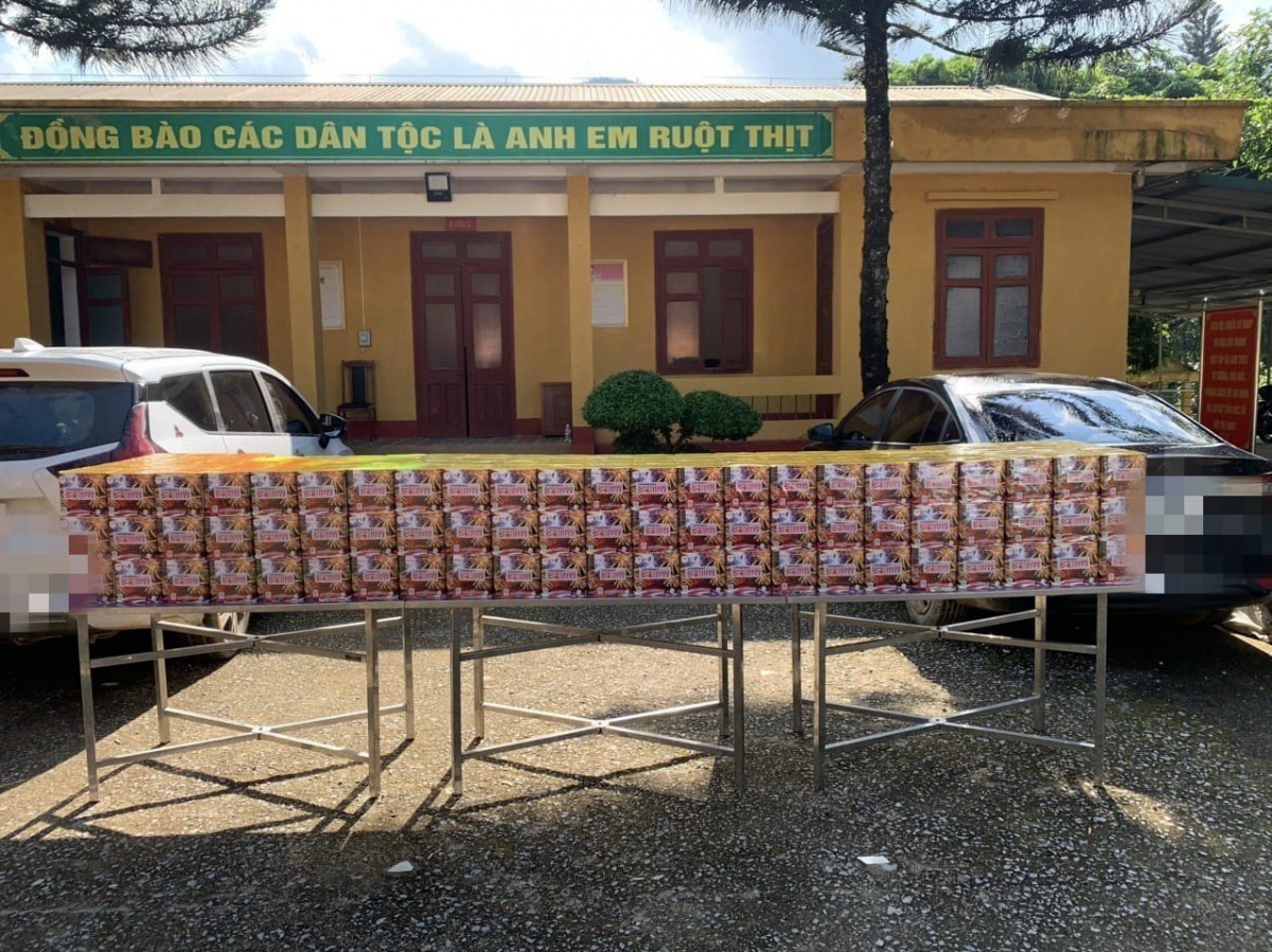 Số pháo hoa nổ bị bắt giữ lên đến 480kg