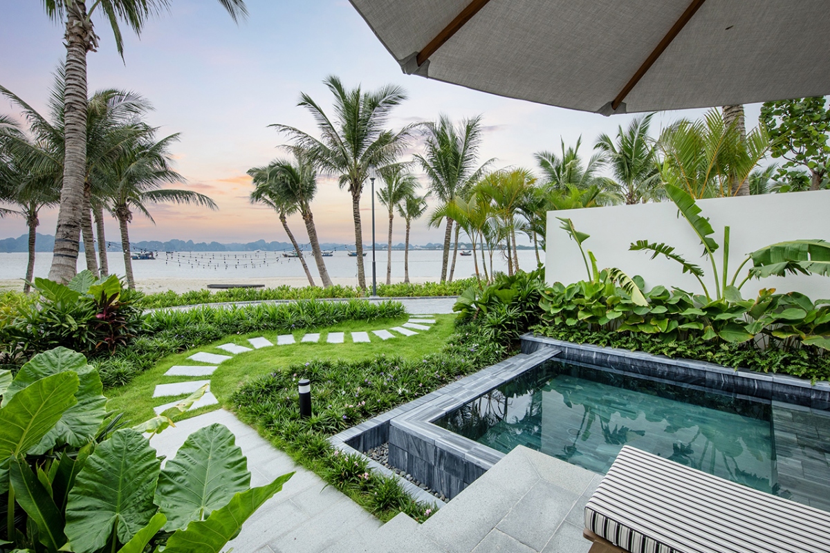 Tầm nhìn trực Vịnh giúp chủ nhân biệt thự Lagoon Residences ngắm trọn vẻ đẹp kỳ vĩ của vịnh biển kỳ quan - Ảnh: BIM Land