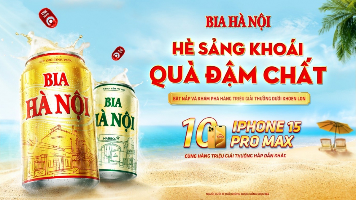 Chương trình khuyến mại “Hè sảng khoái, quà đậm chất” của Bia Hà Nội