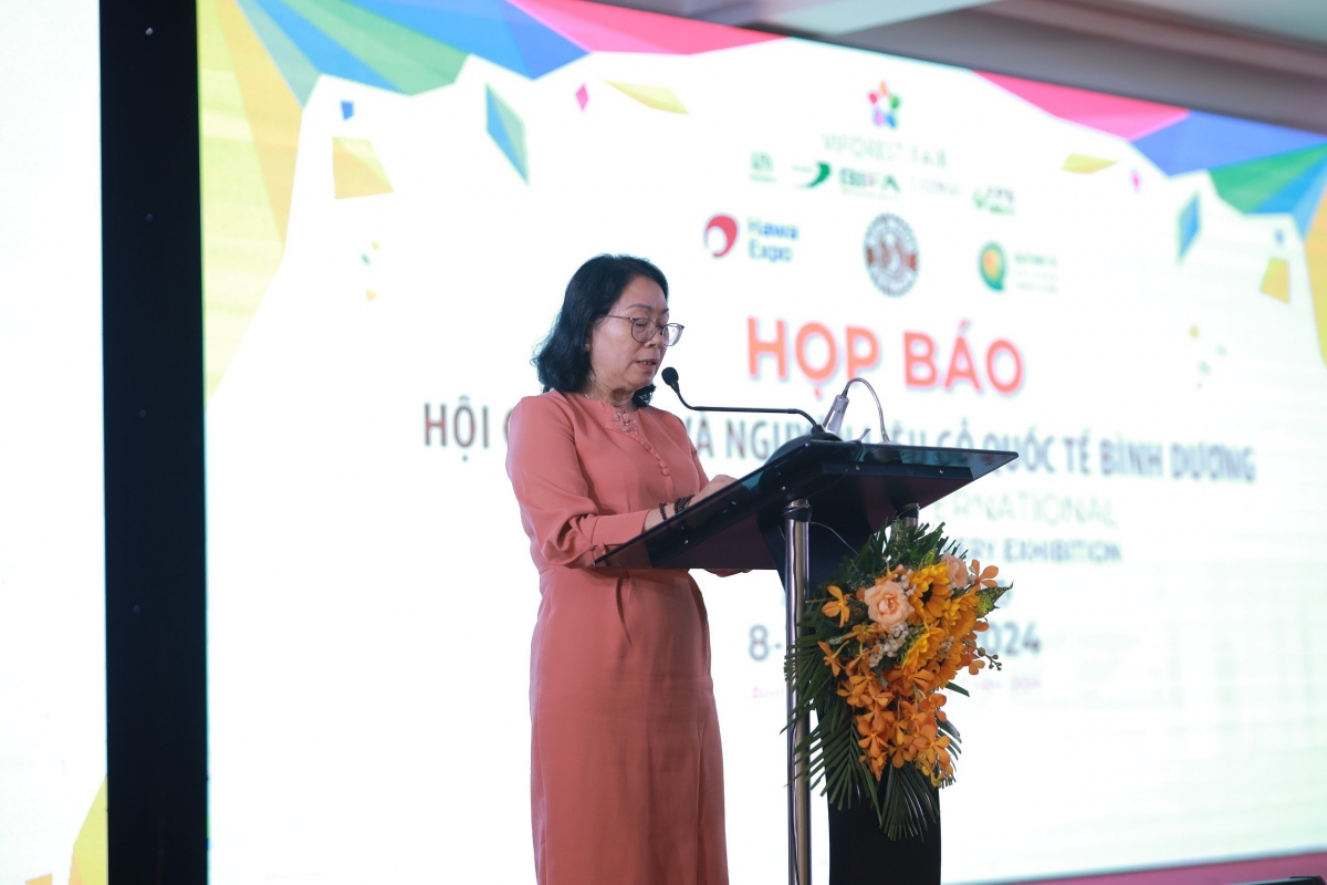 Bà Nguyễn Thanh Hà, Phó Giám đốc Sở công Thương tỉnh Bình Dương (Ảnh BTC)