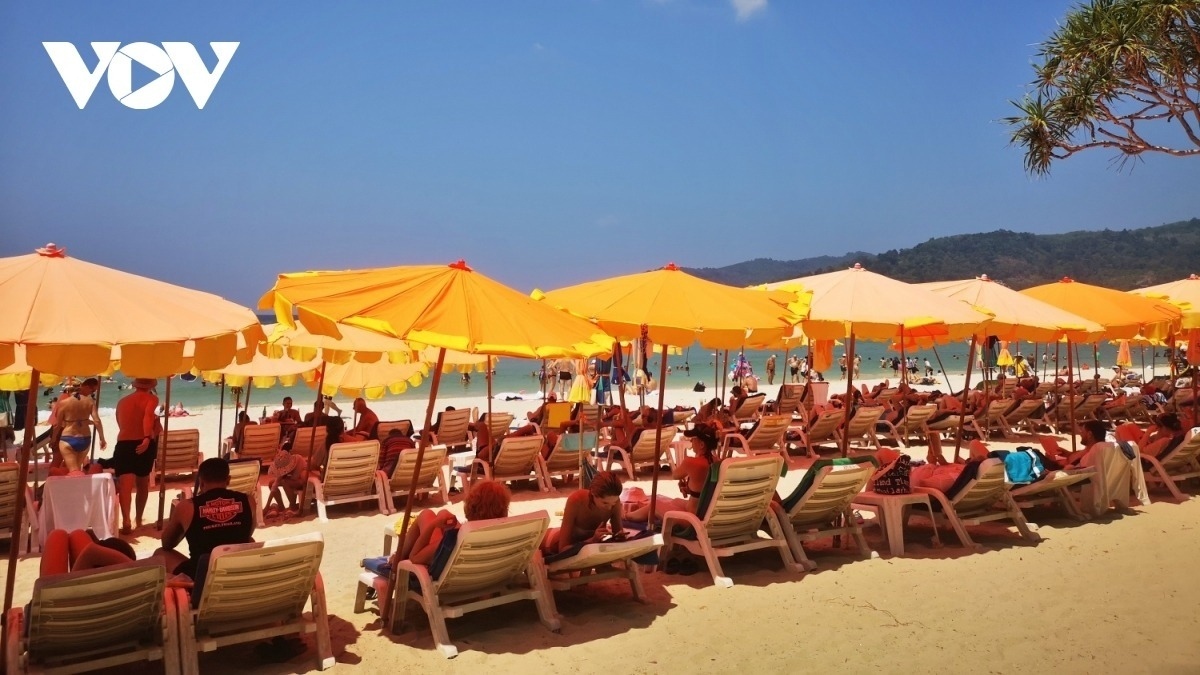 Bãi biển Patong ở Phuket, Thái Lan. Ảnh: VOV-Bangkok