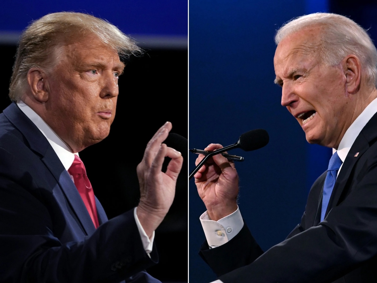 Cựu Tổng thống Mỹ Donald Trump và Tổng thống Mỹ Joe Biden. Ảnh: Reuters