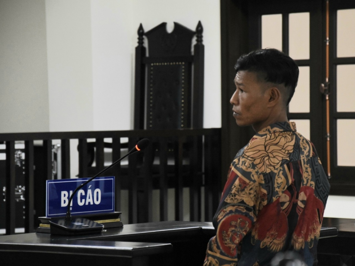 Bị cáo Thạch Hiêl tại Tòa.
