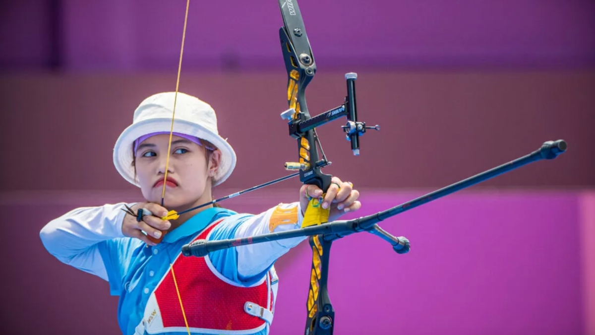 Màn so tài của Đỗ Thị Ánh Nguyệt tại Olympic Paris 2024 dời lịch vì lý do thời tiết (Ảnh: World Archery)