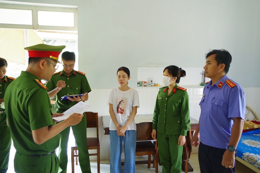 Đối tượng Đặng Trúc Quỳnh bị bắt tạm giam 4 tháng. (Ảnh: CANT)