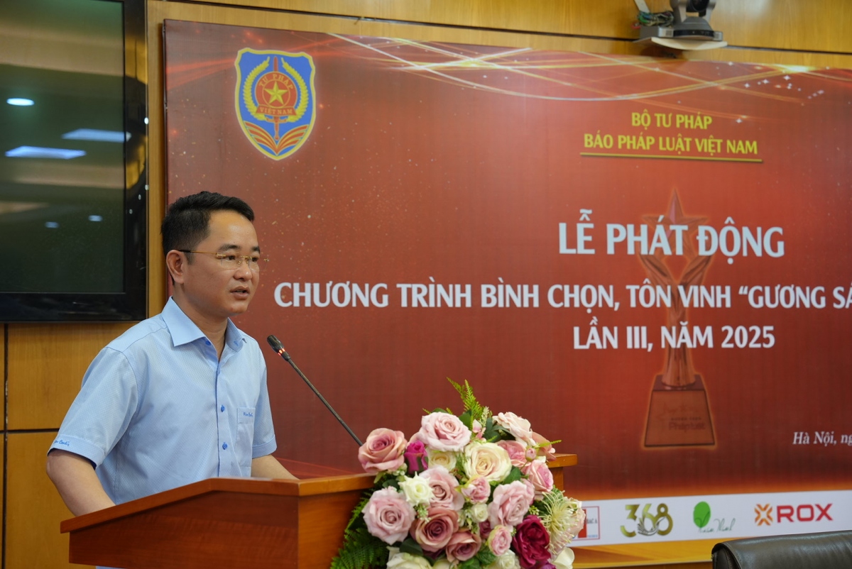 TS.Vũ Hoài Nam - Tổng biên tập Báo Pháp luật Việt Nam, Trưởng Ban tổ chức