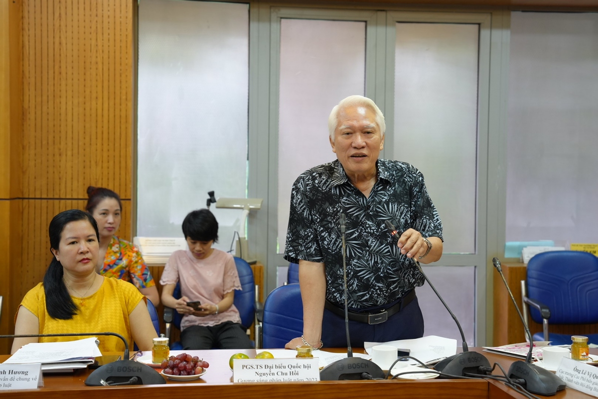 ĐBQH, PGS.TS Nguyễn Chu Hồi