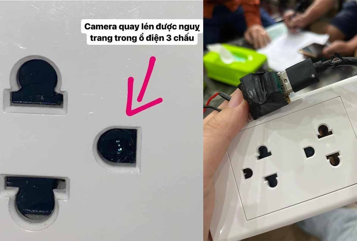 Camera quay lén trong phòng trọ của nữ sinh ở Hà Nội