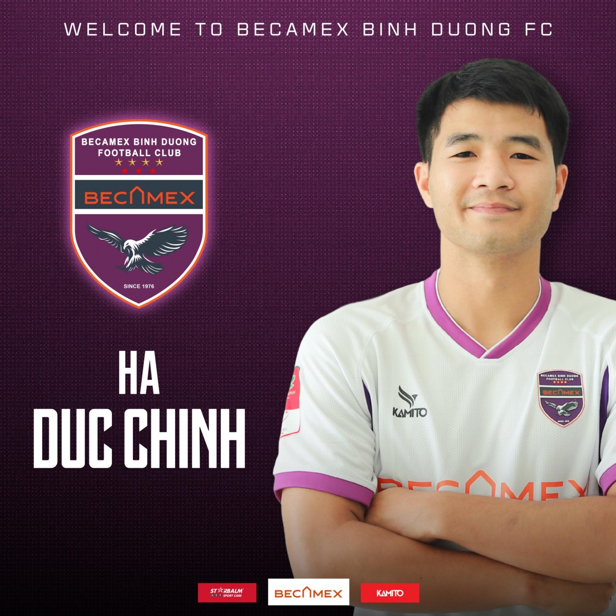 Hà Đức Chinh đầu quân cho Bình Dương.