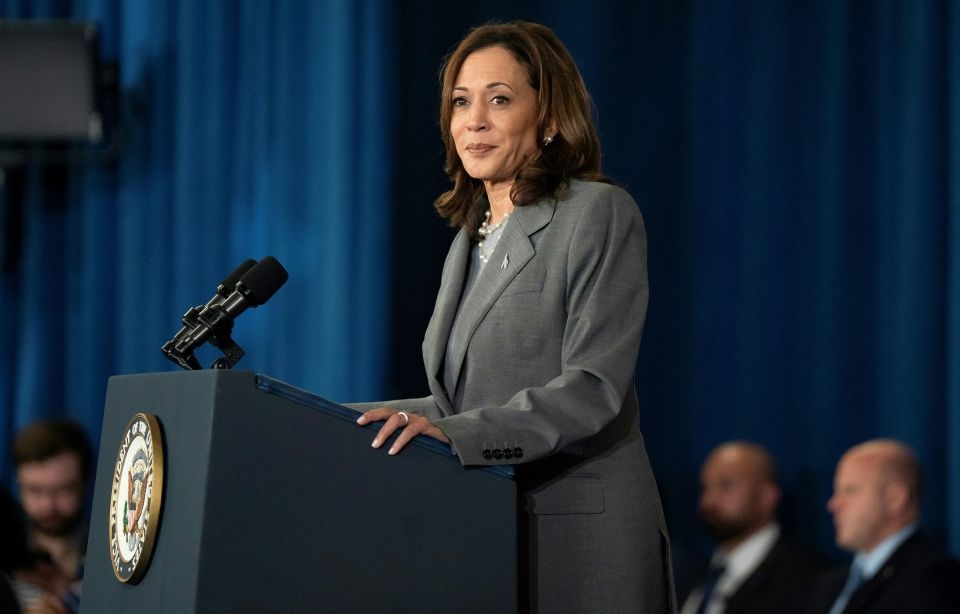 Phó Tổng thống Kamala Harris phát biểu tại sự kiện vận động tranh cử ở Greensboro, Bắc Carolina, ngày 11/7/2024. Ảnh: AFP