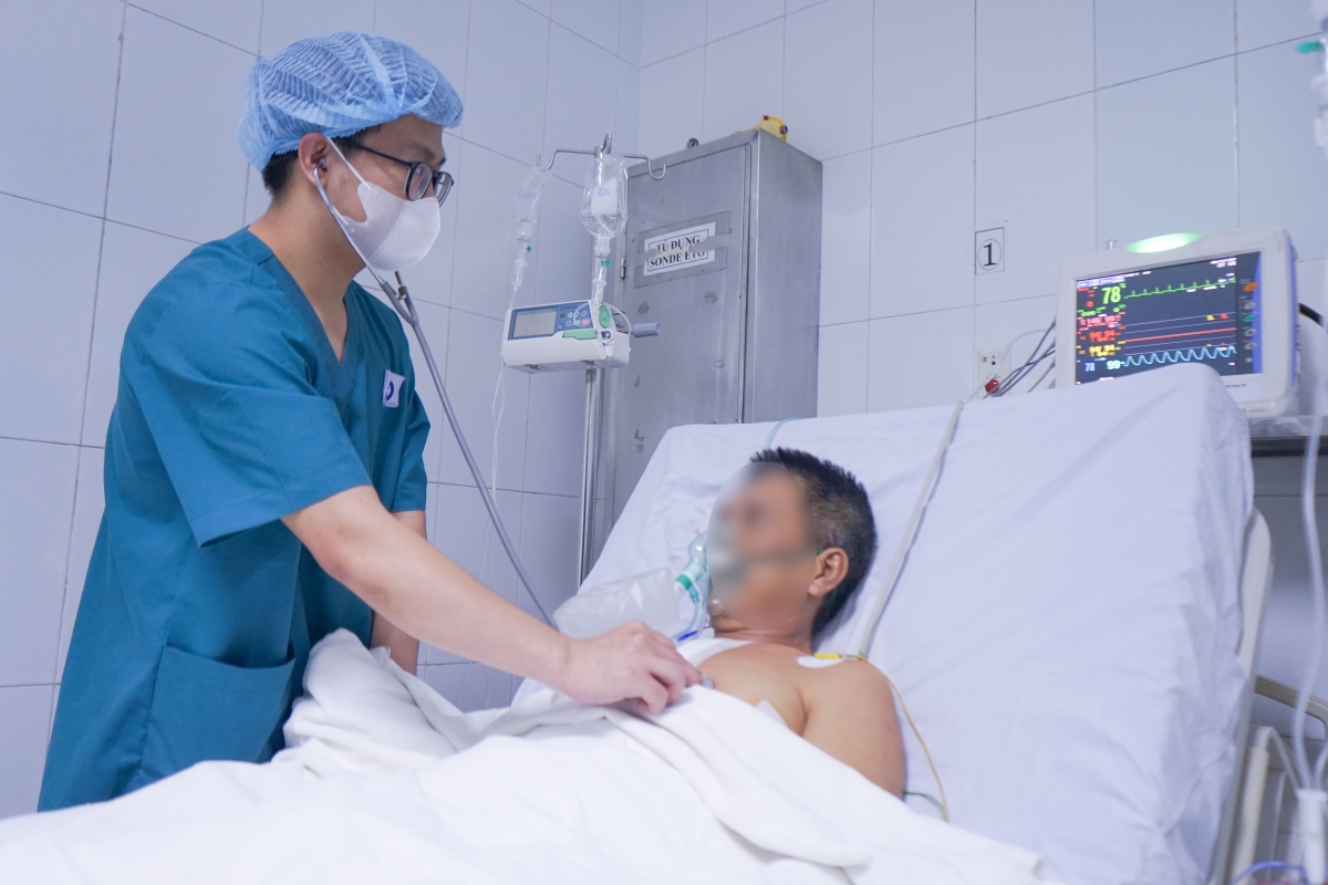 Bệnh nhân phục hồi sức khỏe dần dần sau thời gian điều trị (Ảnh: BV cung cấp)