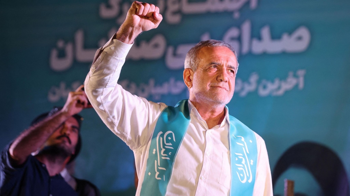 Tân Tổng thống Iran Masoud Pezeshkian. Ảnh: Al-Manar