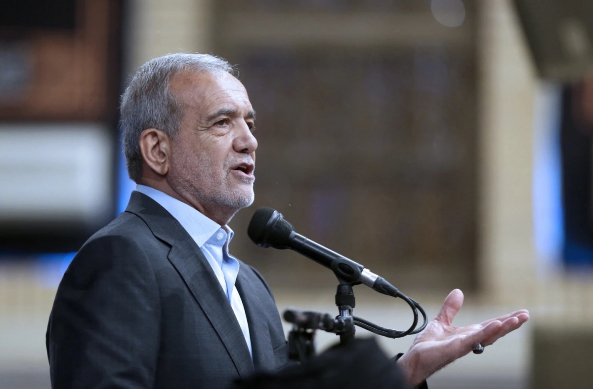 Tân Tổng thống Iran Masoud Pezeshkian. (Ảnh: AP)