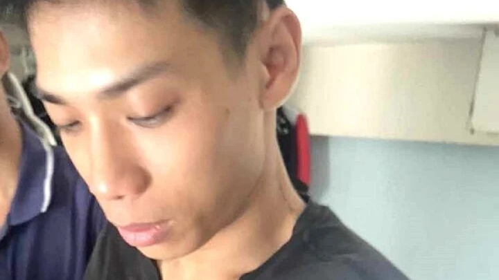 Nghi phạm Khánh bị bắt giữ khi đang lẩn trốn ở Đà Nẵng. (Ảnh: C.A)