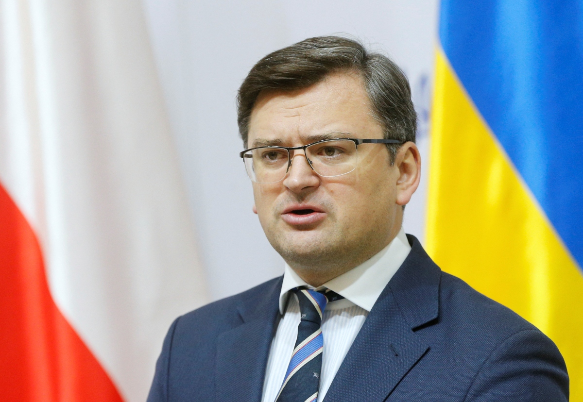 Ngoại trưởng Ukraine Dmytro Kuleba. Ảnh: Reuters