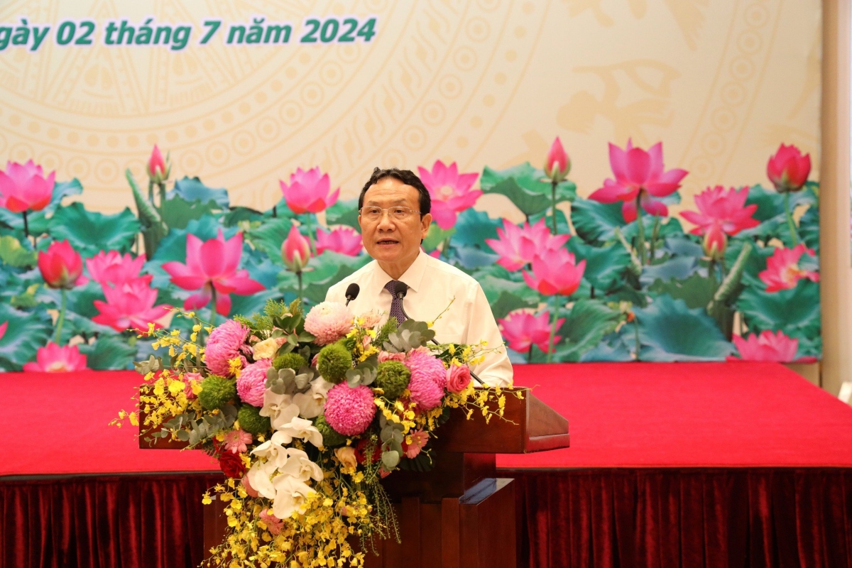 Phó Trưởng Ban Kinh tế Trung ương Nguyễn Hồng Sơn phát biểu tại hội thảo