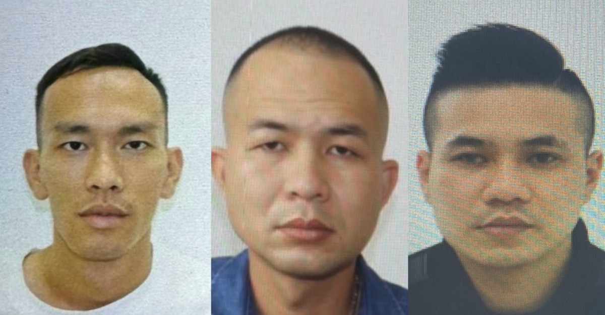 Từ trái sang: Vũ Thành Quang, Đinh Xuân Sáng và Nguyễn Xuân Đạt