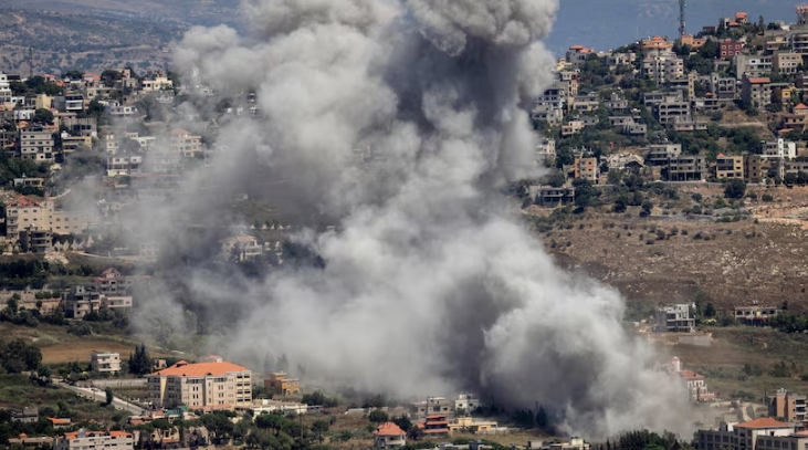 Giao tranh tiếp diễn dọc biên giới Israel-Lebanon. (Ảnh: Reuters)