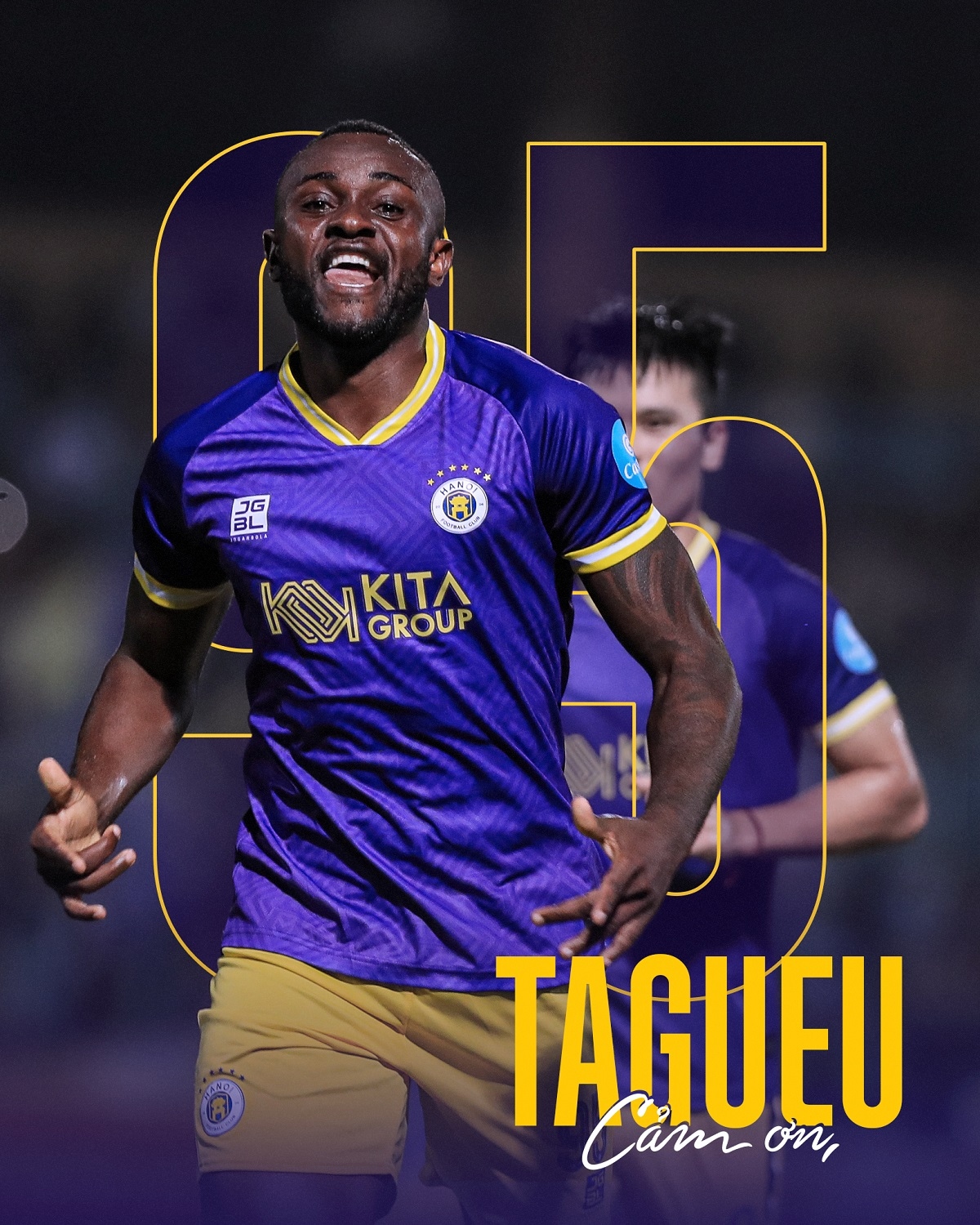 Hà Nội FC chia tay Tagueu.