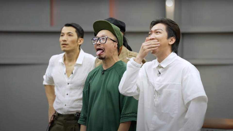 Anh tài Hà Lê và Tăng Phúc không khỏi bất ngờ về phần trình diễn của những Anh tài khác.