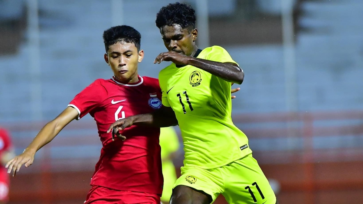 U19 Malaysia thắng đậm U19 Singapore khiến U19 Việt Nam chính thức bị loại. (Ảnh: FAM). 