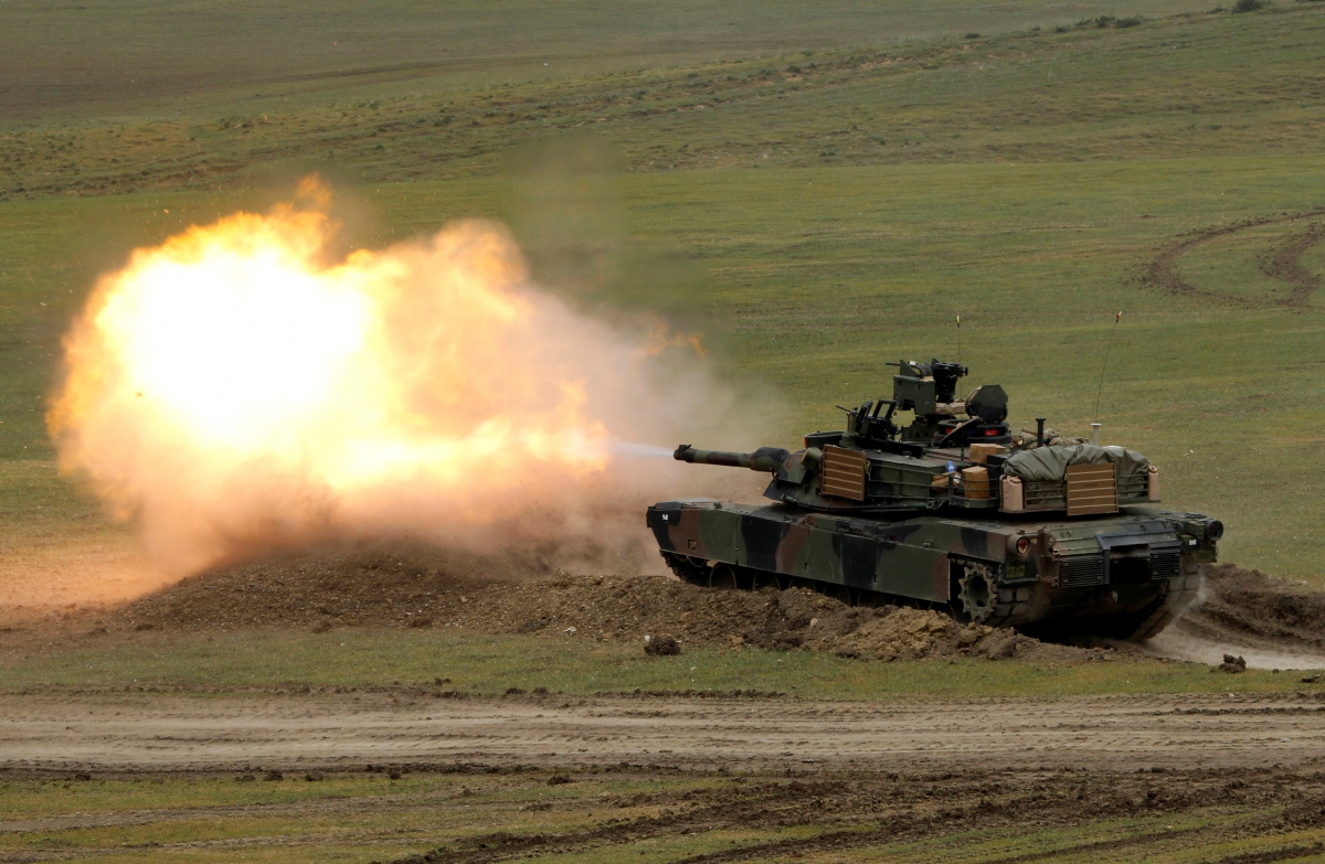 Xe tăng Abrams. Ảnh: Reuters