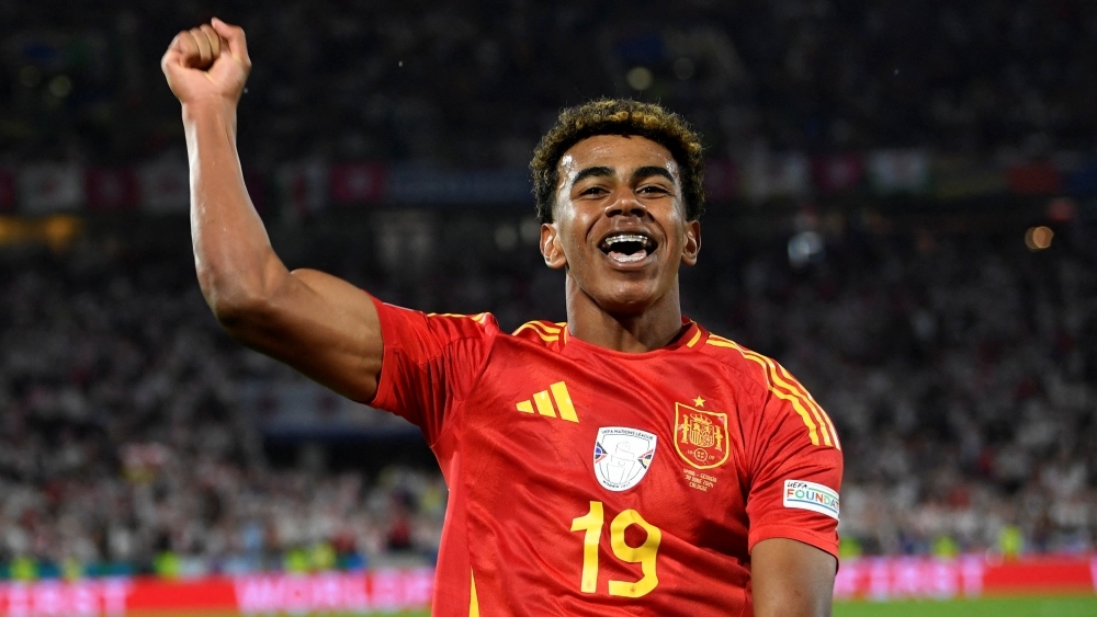 Lamine Yamal tỏa sáng rực rỡ ở EURO 2024 (Ảnh: Reuters).