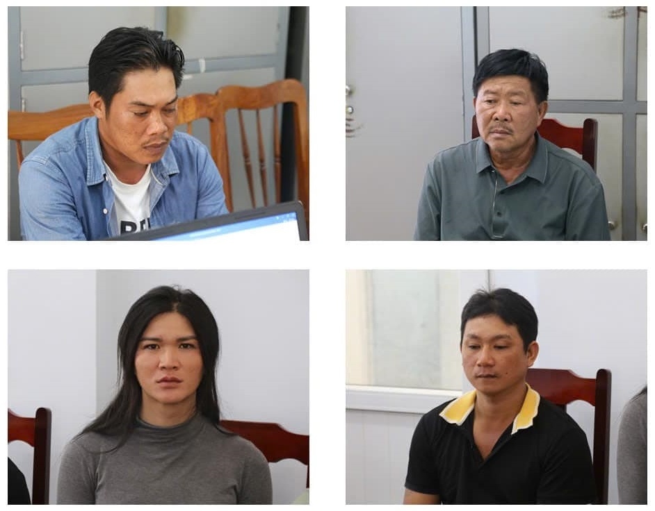 4 đối tượng bị giữ trong trường hợp khẩn cấp
